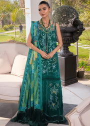 Crimson Flow Embroidered Lawn Unstitched 3Pc Suit D-3B BEAUTY IN BLOOM