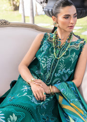 Crimson Flow Embroidered Lawn Unstitched 3Pc Suit D-3B BEAUTY IN BLOOM