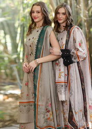 Noor by Saadia Asad Eid Luxe Printedkari Unstitched 3Pc Suit D-04A