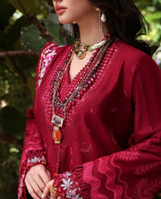 Republic WomensWear Kalani Embroidered Lawn Unstitched 3Pc Suit D4-A - Rhea
