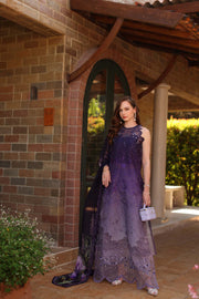 Noor by Saadia Asad Luxury Eid Handwork Schiffli Laserkari Unstitched Suit D04-A Seraphine