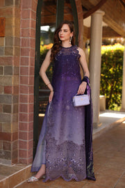 Noor by Saadia Asad Luxury Eid Handwork Schiffli Laserkari Unstitched Suit D04-A Seraphine