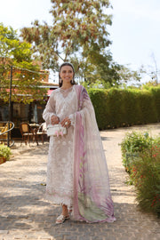 Noor by Saadia Asad Luxe Chikankari Unstitched Lawn 3Pc Suit D4-A