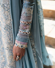 Ilana by Republic Embroidered Lawn Unstitched 3Pc Suit D4-B Azure