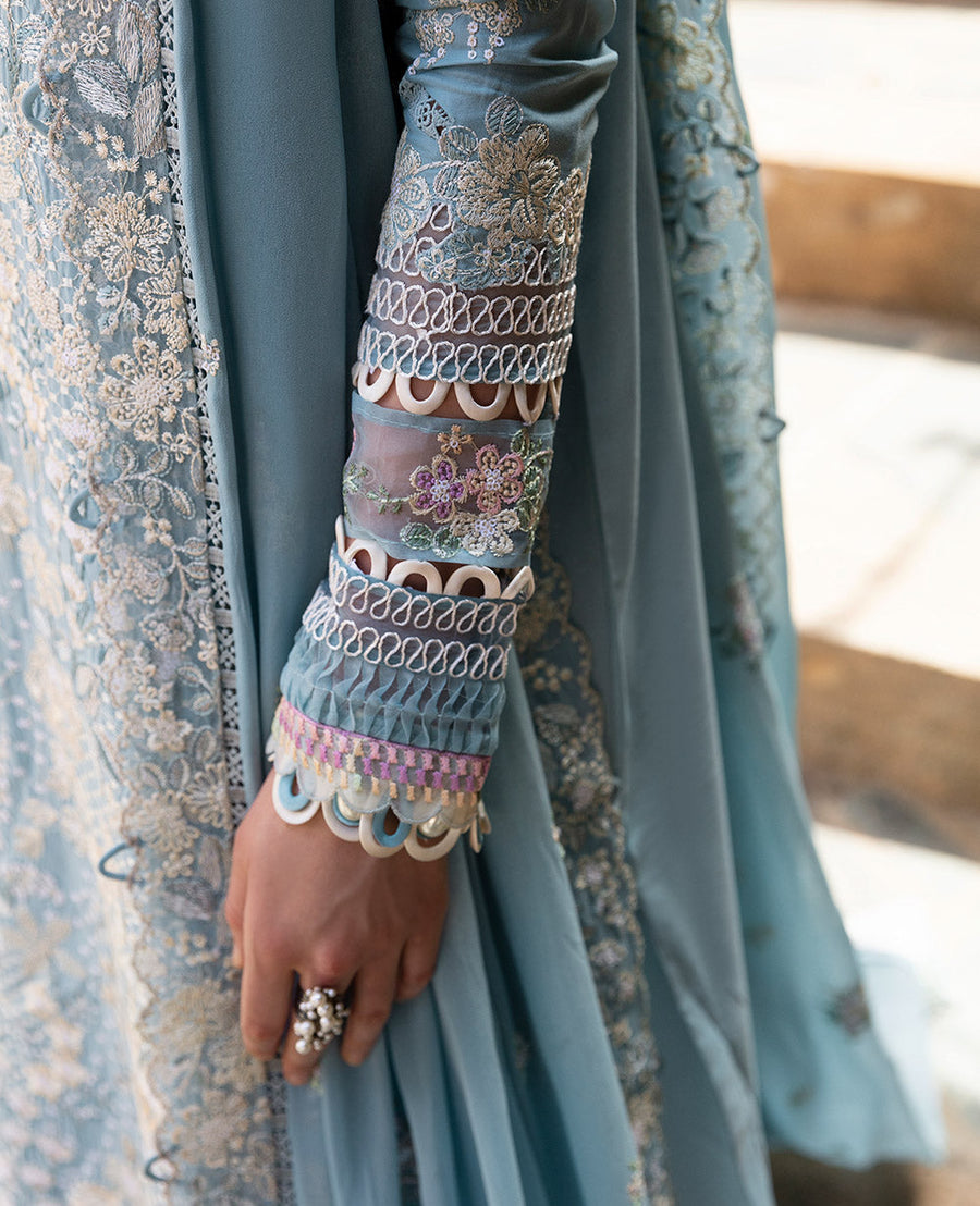 Ilana by Republic Embroidered Lawn Unstitched 3Pc Suit D4-B Azure