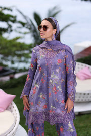 Noor by Saadia Asad Luxe PrintKari Unstitched Lawn 3Pc Suit D4-B