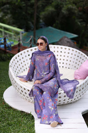 Noor by Saadia Asad Luxe PrintKari Unstitched Lawn 3Pc Suit D4-B