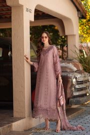 Noor by Saadia Asad Luxe Chikankari Unstitched Lawn 3Pc Suit D4-B