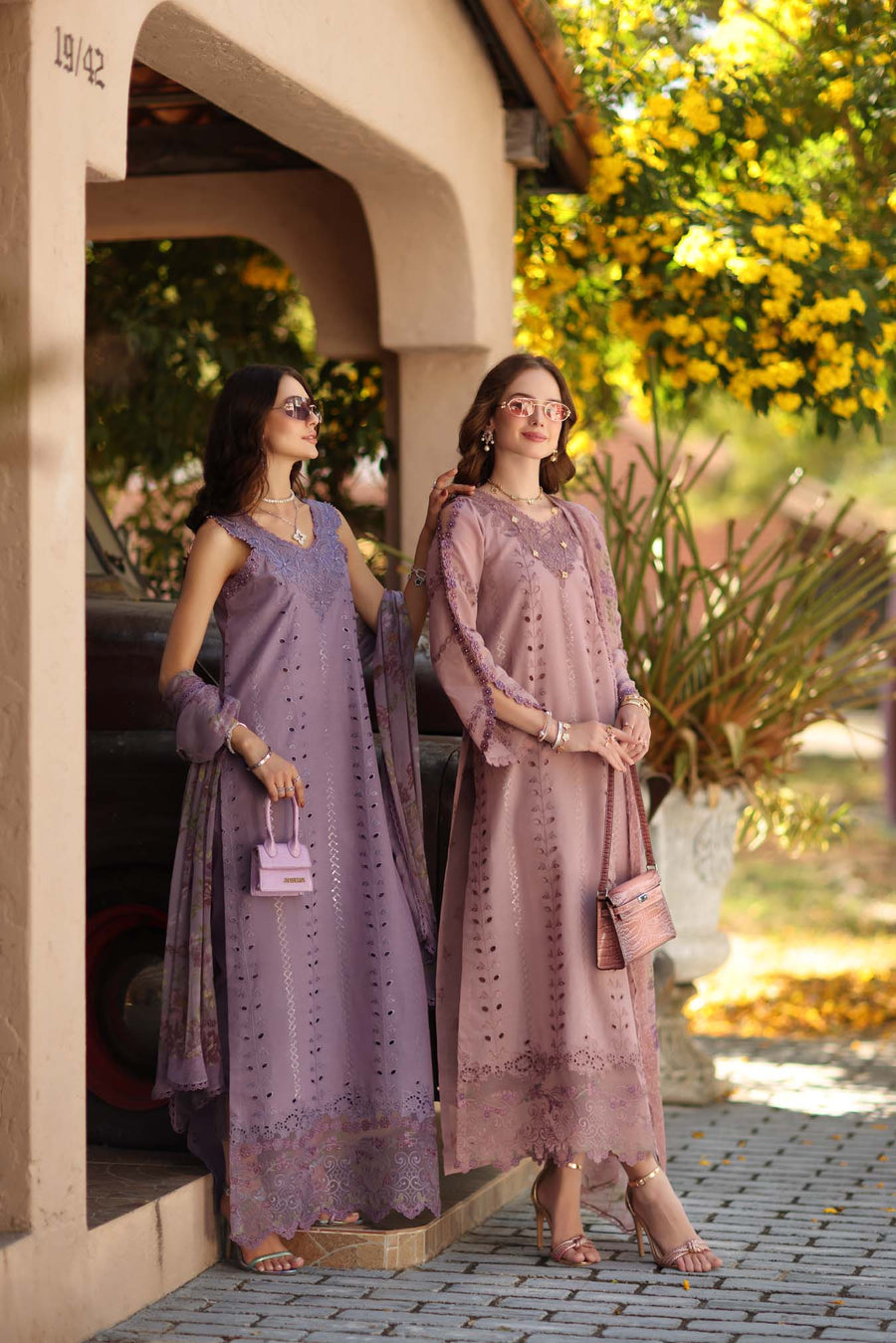 Noor by Saadia Asad Luxe Chikankari Unstitched Lawn 3Pc Suit D4-B