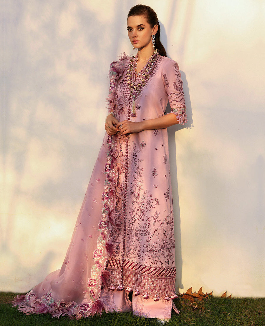 Republic WomensWear Kalani Embroidered Lawn Unstitched 3Pc Suit D4-B - Gulbahar