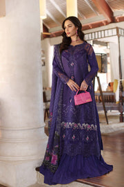 Noor by Saadia Asad Eid Luxury Handwork Laserkari Unstitched 3Pc Suit D-04B