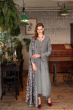 Noor by Saadia Asad Embroidered Linen Unstitched 3Pc Suit D-04B