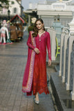 Noor by Saadia Asad Embroidered Lawn Unstitched 3Pc Suit D-04 Rosa