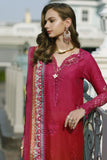 Noor by Saadia Asad Embroidered Lawn Unstitched 3Pc Suit D-04 Rosa