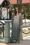 Noor by Saadia Asad Luxe Chikankari Unstitched Lawn 3Pc Suit D-04 Smoke Zinc