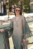Noor by Saadia Asad Luxe Chikankari Unstitched Lawn 3Pc Suit D-04 Smoke Zinc