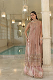 Noor by Saadia Asad Embroidered Cotton Net Unstitched 3Pc Suit D-04 Tea Pink