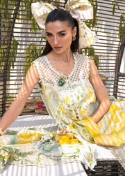 Crimson Flow Embroidered Lawn Unstitched 3Pc Suit D-4B TROPIC TEASE