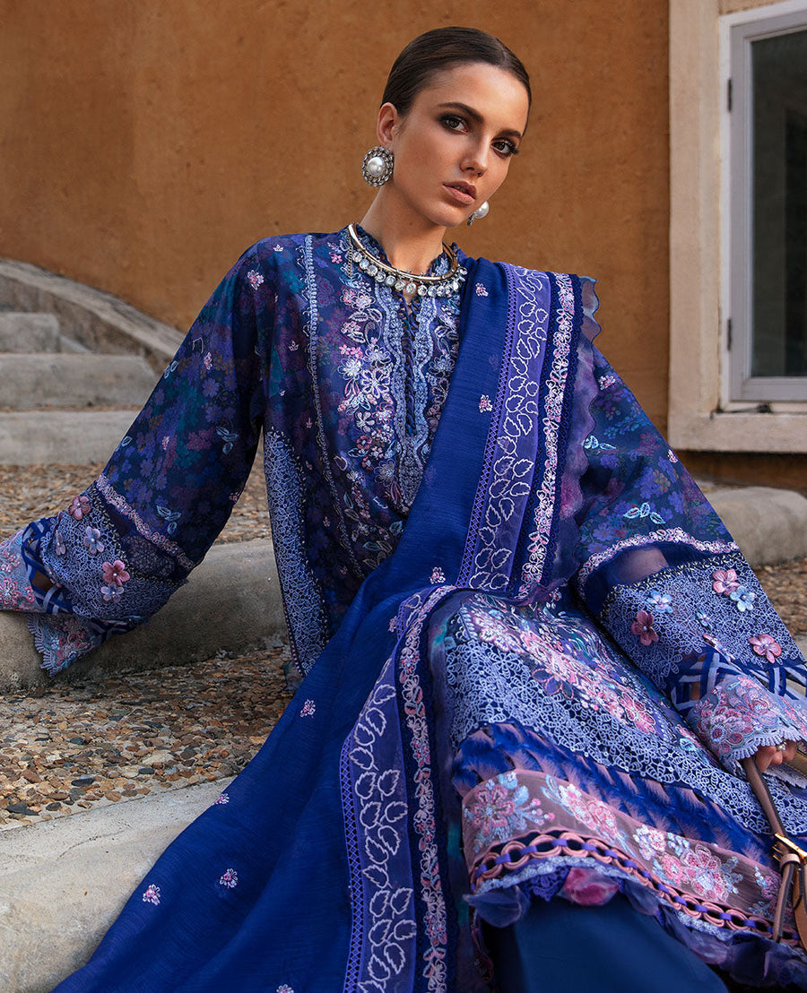 Ilana by Republic Embroidered Lawn Unstitched 3Pc Suit D5-A Lûne