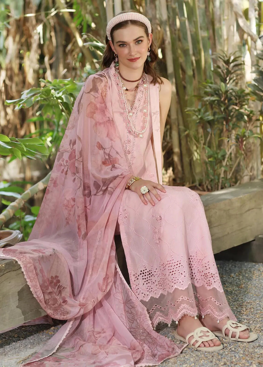 Noor by Saadia Asad Eid Luxe Printedkari Unstitched 3Pc Suit D-05A