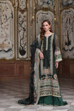 Noor by Saadia Asad Embroidered Cotton Net Unstitched 3Pc Suit D-05 Green