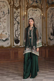 Noor by Saadia Asad Embroidered Cotton Net Unstitched 3Pc Suit D-05 Green