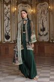 Noor by Saadia Asad Embroidered Cotton Net Unstitched 3Pc Suit D-05 Green