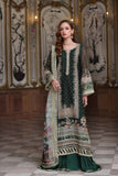 Noor by Saadia Asad Embroidered Cotton Net Unstitched 3Pc Suit D-05 Green