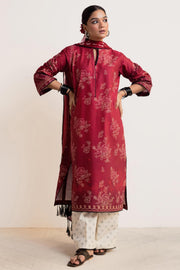 Coco by Zara Shahjahan Printed Lawn Unstitched 3Pc Suit D-05 GULAB