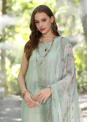 Noor by Saadia Asad Eid Luxe Printedkari Unstitched 3Pc Suit D-06A