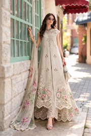 Noor by Saadia Asad Luxe Chikankari Unstitched Lawn 3Pc Suit D6-A