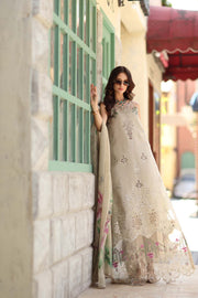 Noor by Saadia Asad Luxe Chikankari Unstitched Lawn 3Pc Suit D6-A