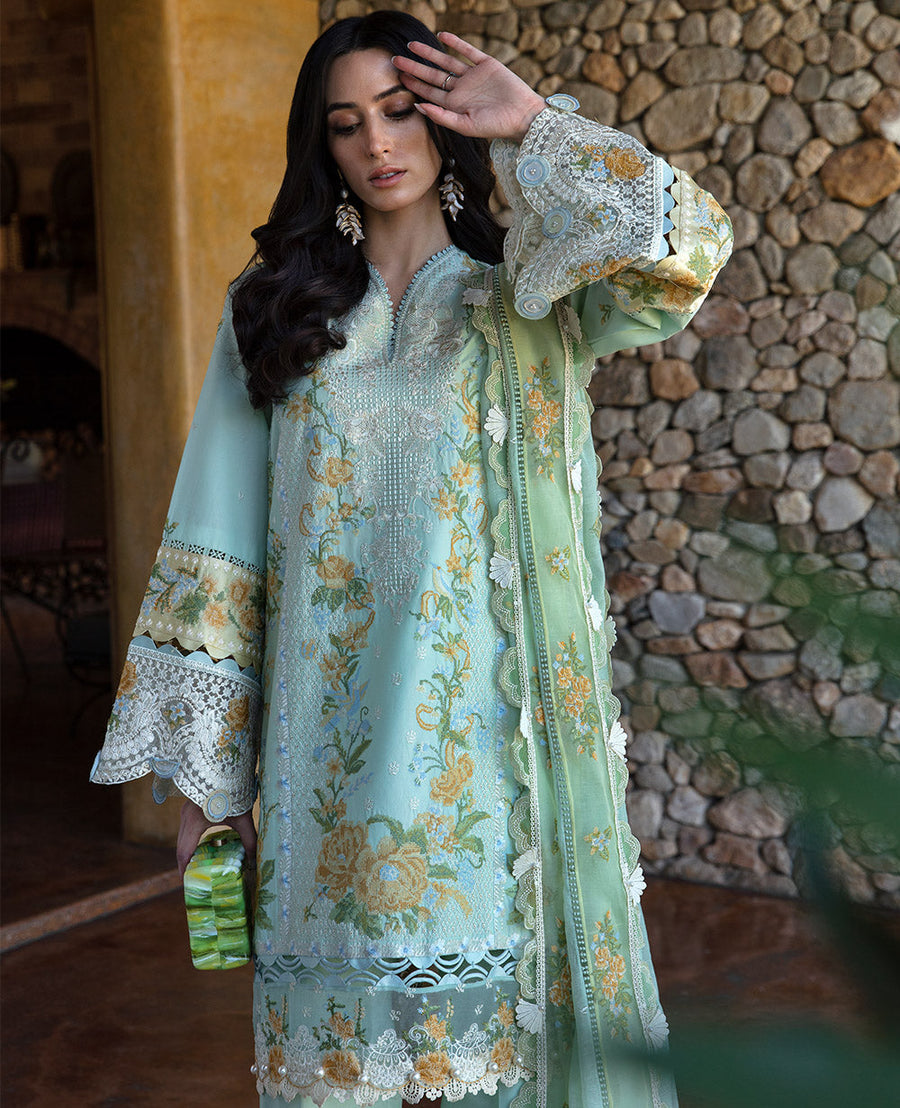 Ilana by Republic Embroidered Lawn Unstitched 3Pc Suit D6-B Elaine