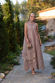 Noor by Saadia Asad Luxe Chikankari Unstitched Lawn 3Pc Suit D6-B
