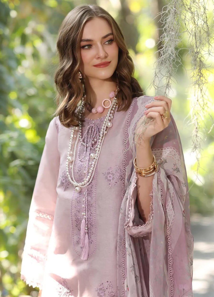 Noor by Saadia Asad Eid Luxe Printedkari Unstitched 3Pc Suit D-06B