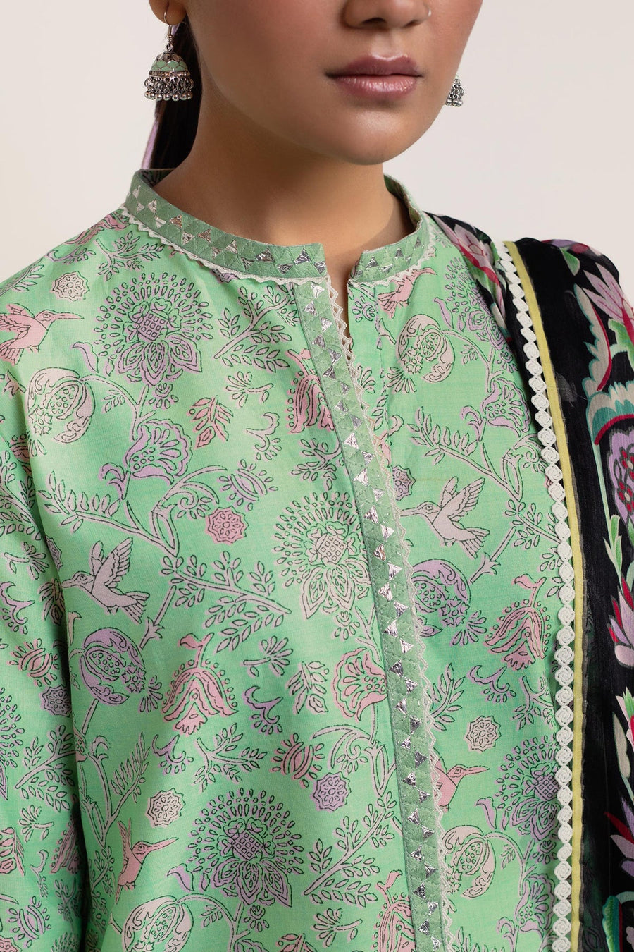 Coco by Zara Shahjahan Printed Lawn Unstitched 3Pc Suit D-06 MEHAK