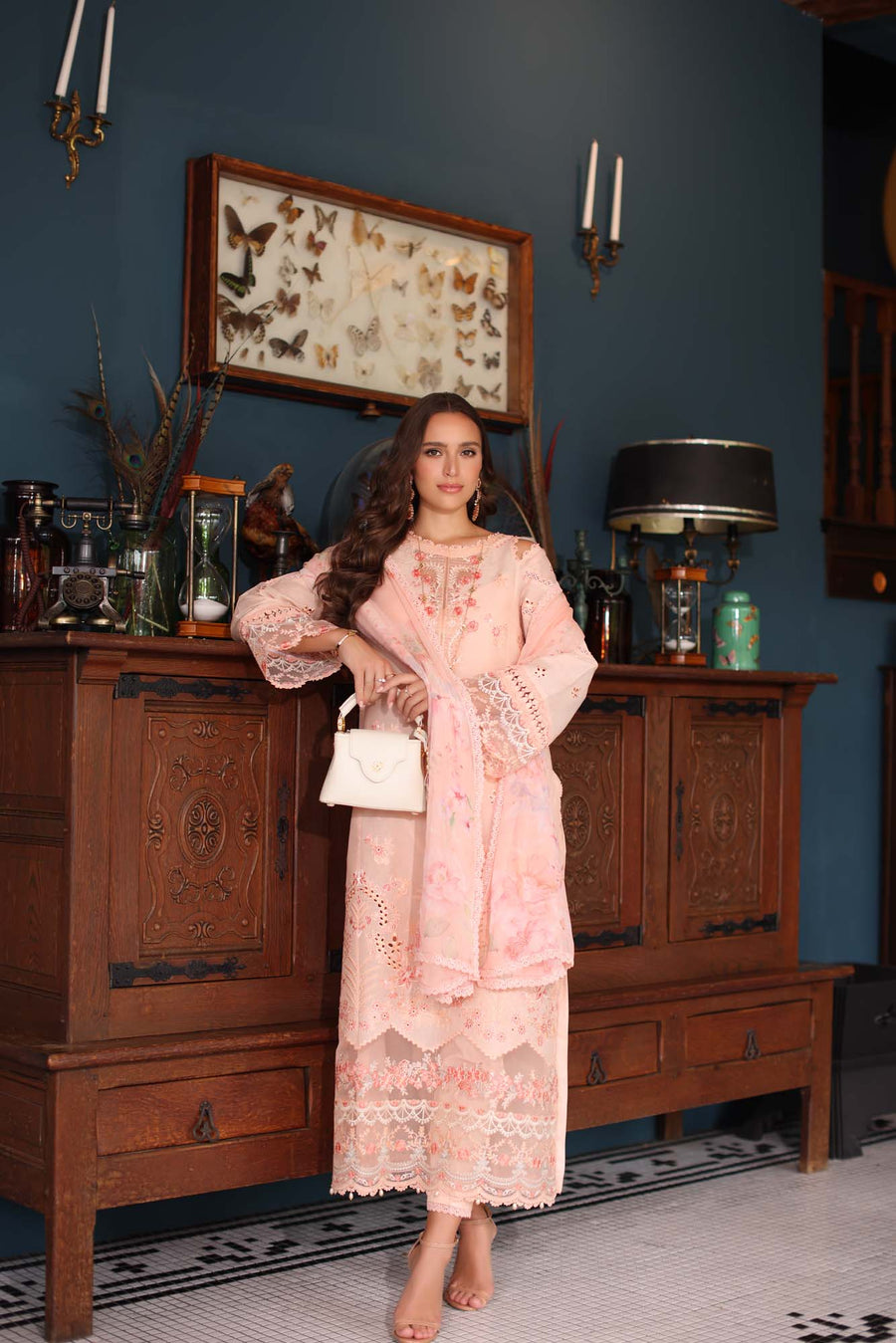 Noor by Saadia Asad Eid Luxury Schiffli Laserkari Unstitched 3Pc Suit D-06