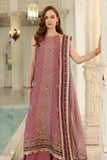 Noor by Saadia Asad Embroidered Cotton Net Unstitched 3Pc Suit D-06 Rose Pink
