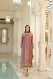 Noor by Saadia Asad Embroidered Cotton Net Unstitched 3Pc Suit D-06 Rose Pink