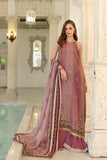 Noor by Saadia Asad Embroidered Cotton Net Unstitched 3Pc Suit D-06 Rose Pink