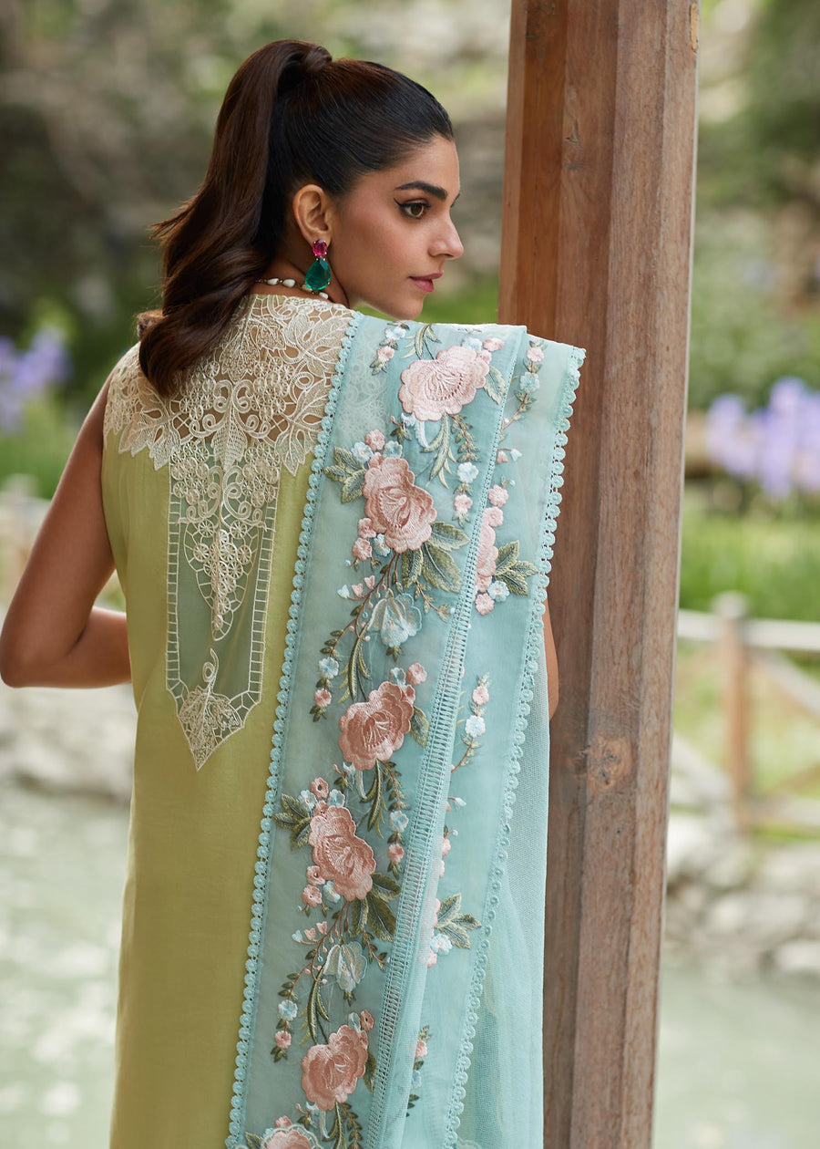 Crimson X Saira Shakira Luxury Lawn Unstitched 3Pc Suit D-6A Mountain Love