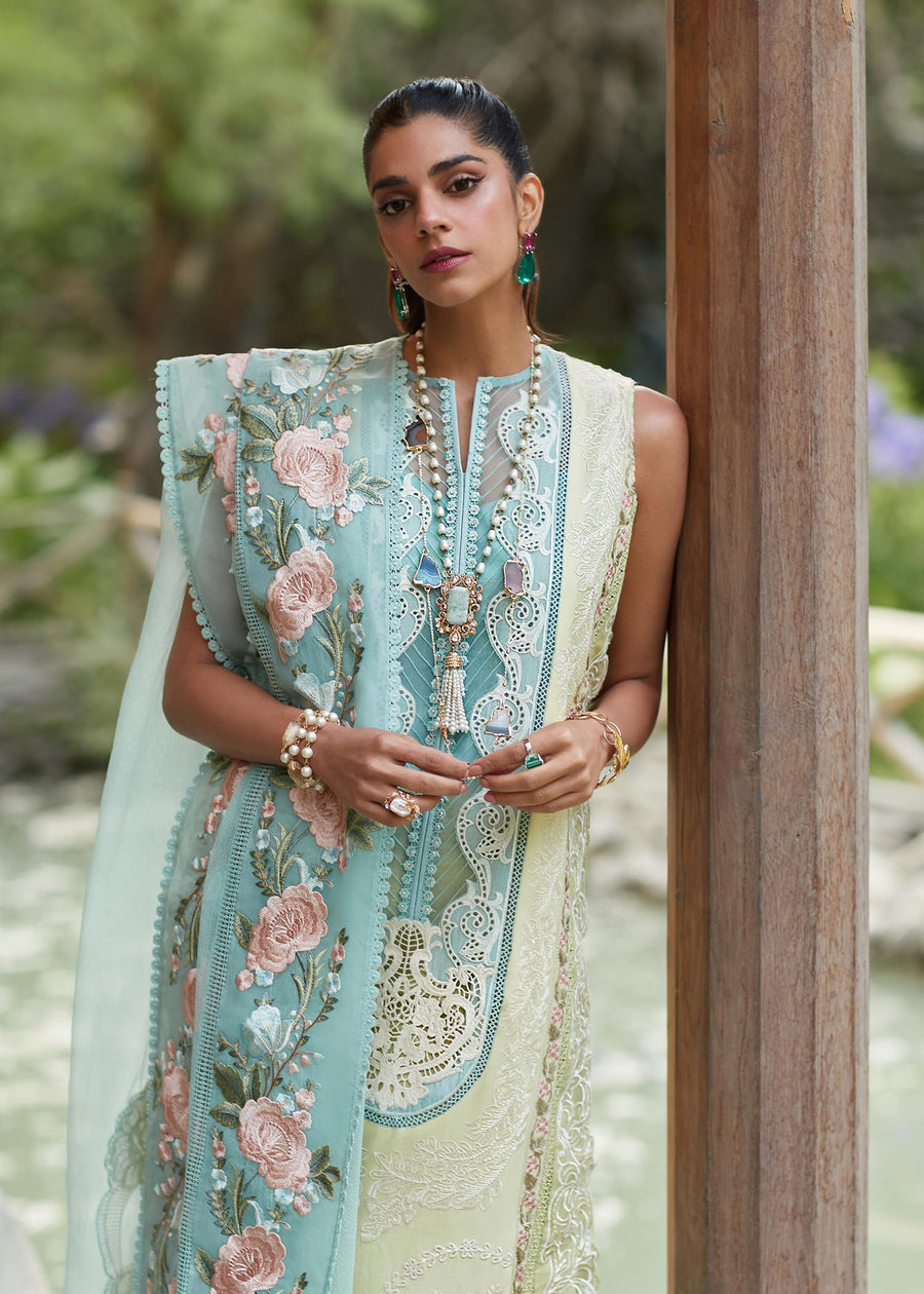 Crimson X Saira Shakira Luxury Lawn Unstitched 3Pc Suit D-6A Mountain Love