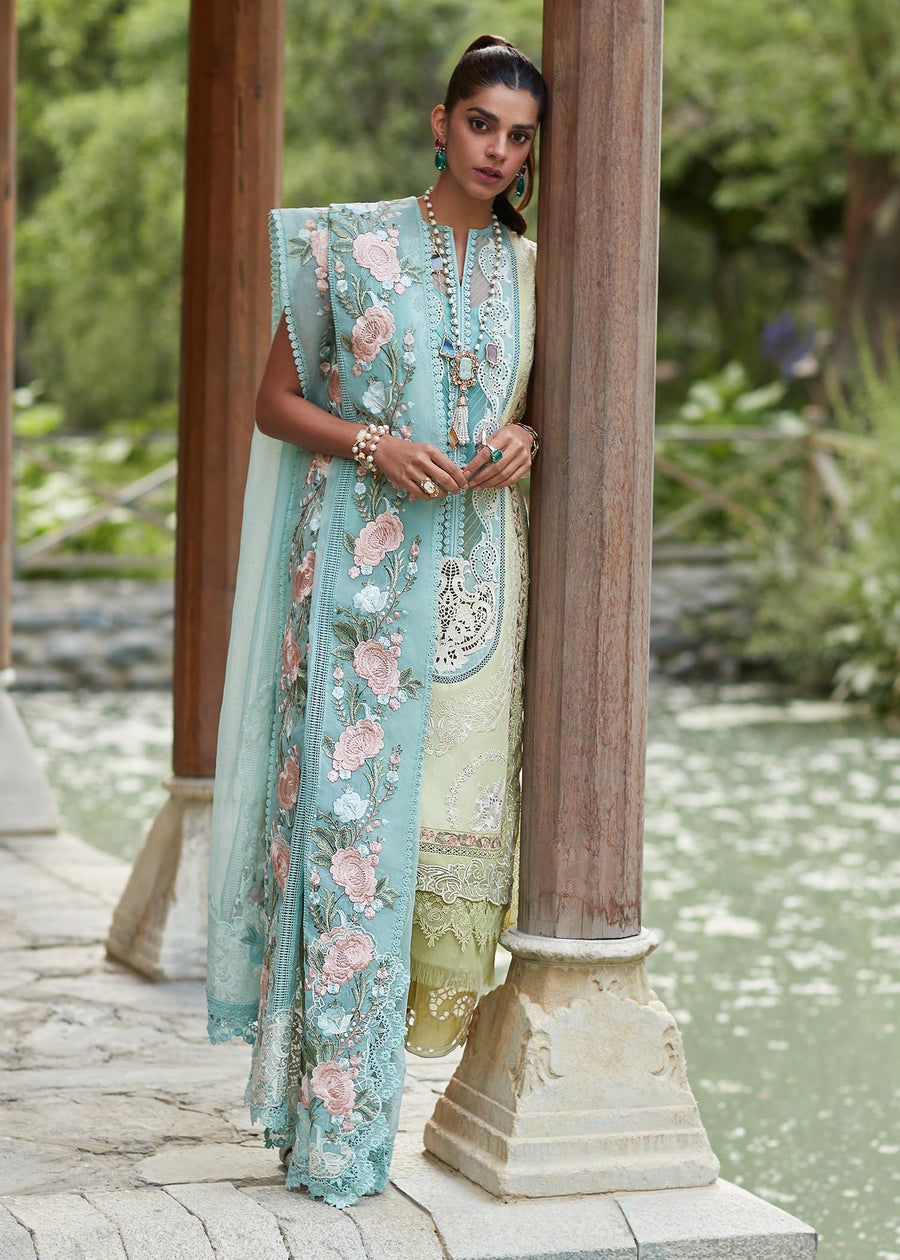 Crimson X Saira Shakira Luxury Lawn Unstitched 3Pc Suit D-6A Mountain Love