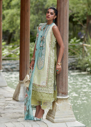 Crimson X Saira Shakira Luxury Lawn Unstitched 3Pc Suit D-6A Mountain Love