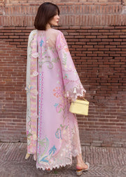Crimson Flow Embroidered Lawn Unstitched 3Pc Suit D-6A OUT OF MANY HEARTS