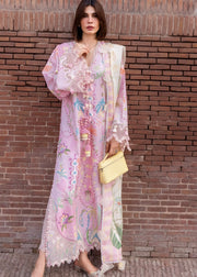 Crimson Flow Embroidered Lawn Unstitched 3Pc Suit D-6A OUT OF MANY HEARTS
