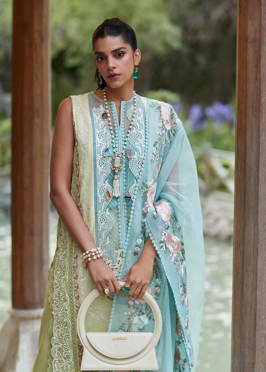 Crimson X Saira Shakira Luxury Lawn Unstitched 3Pc Suit D-6A Mountain Love