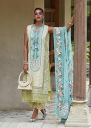 Crimson X Saira Shakira Luxury Lawn Unstitched 3Pc Suit D-6A Mountain Love