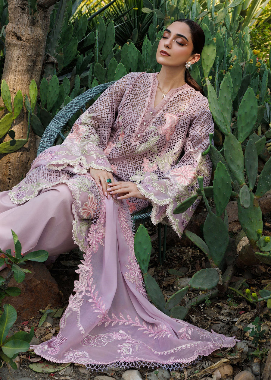 Crimson Tasawar Luxe Lawn Unstitched 3Pc Suit D-6B ONE TRUE LOVE