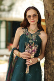 Noor by Saadia Asad Eid Luxe Printkhaas Unstitched 3Pc Suit D-06 Coblat Teal